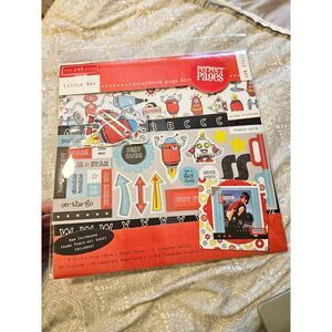 NIP Perfect Pages Little Boy 12x12 Scrapbooking Page Kit - New, sealed.